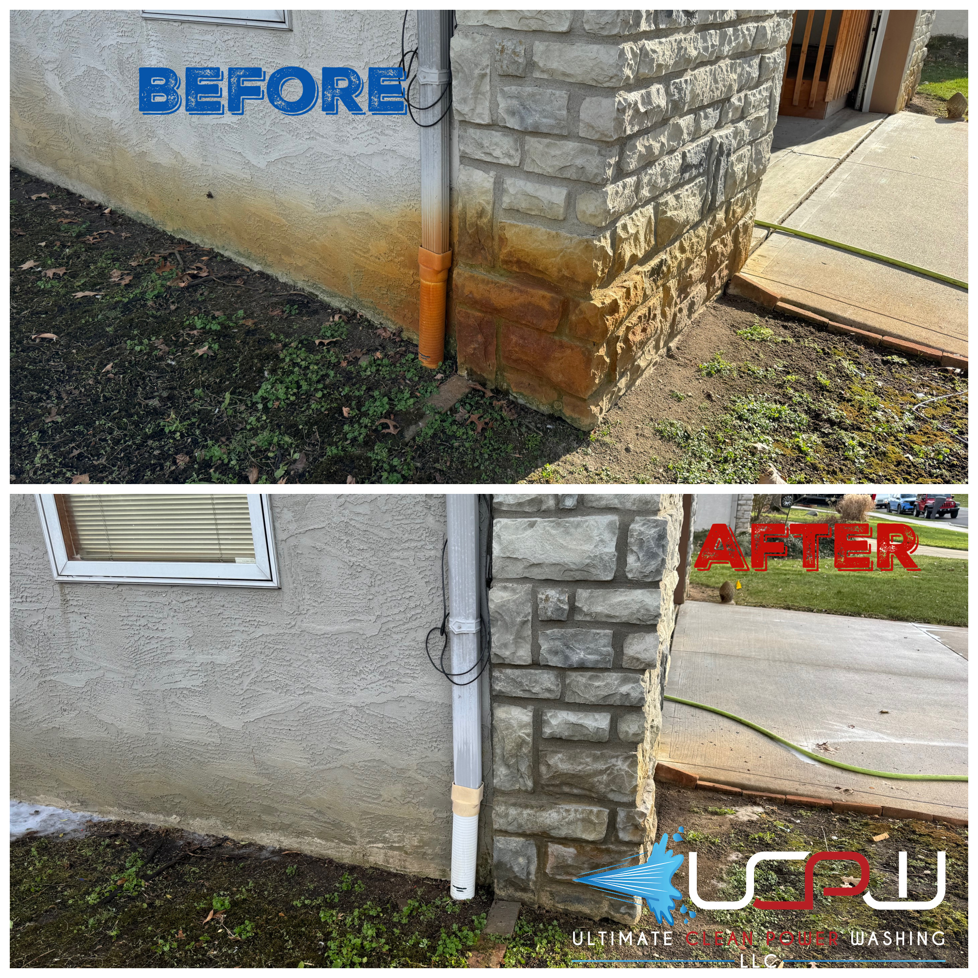 Exterior rust removal in Westerville Ohio